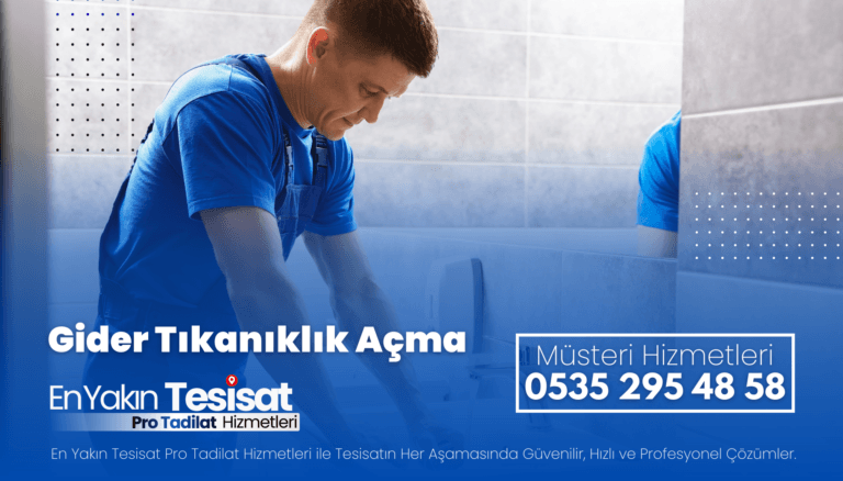 Halıcıoğlu Gider Tıkanıklık Açma - Acil Destek