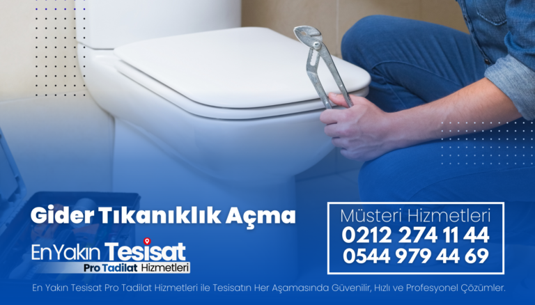 Büyükçekmece Gider Tıkanıklık Açma - Yerinde Çözüm